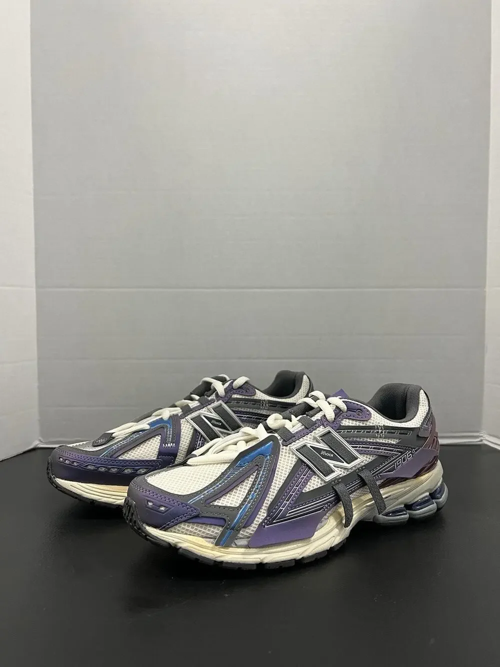 New Balance 1906A Inkwell Sea Salt U1906ANB Size 10 Blue White Mesh Runner Y2K